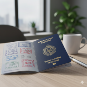 Opened European Union Passport 2026 - Schengen Visa Application Guide